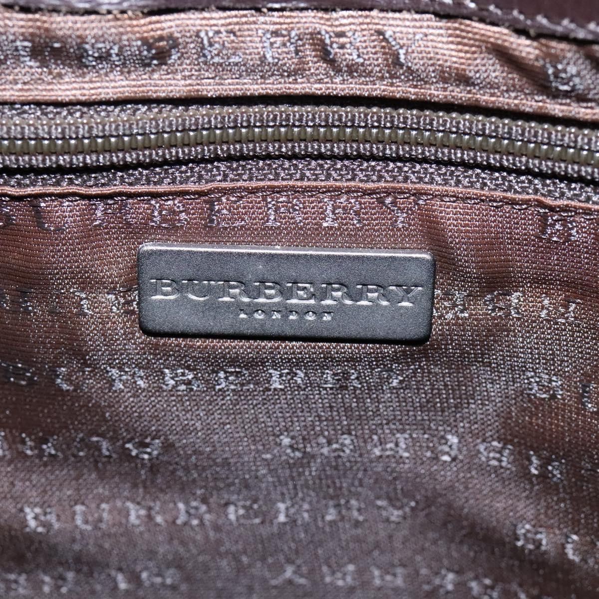 Burberry Nova Check Beige Canvas Shoulder Bag (Pre-Owned) Size ONE SIZE - 14 Thumbnail