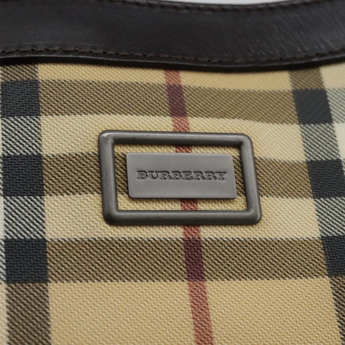 Burberry Nova Check Beige Canvas Shoulder Bag (Pre-Owned) Size ONE SIZE - 19 Thumbnail
