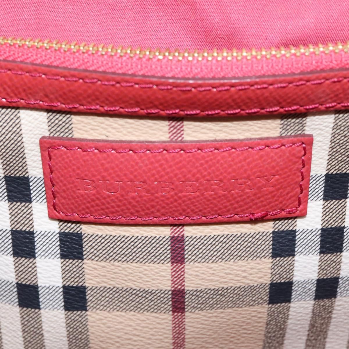 Burberry Haymarket Beige Canvas Tote Bag (Pre-Owned) Size ONE SIZE - 13 Thumbnail