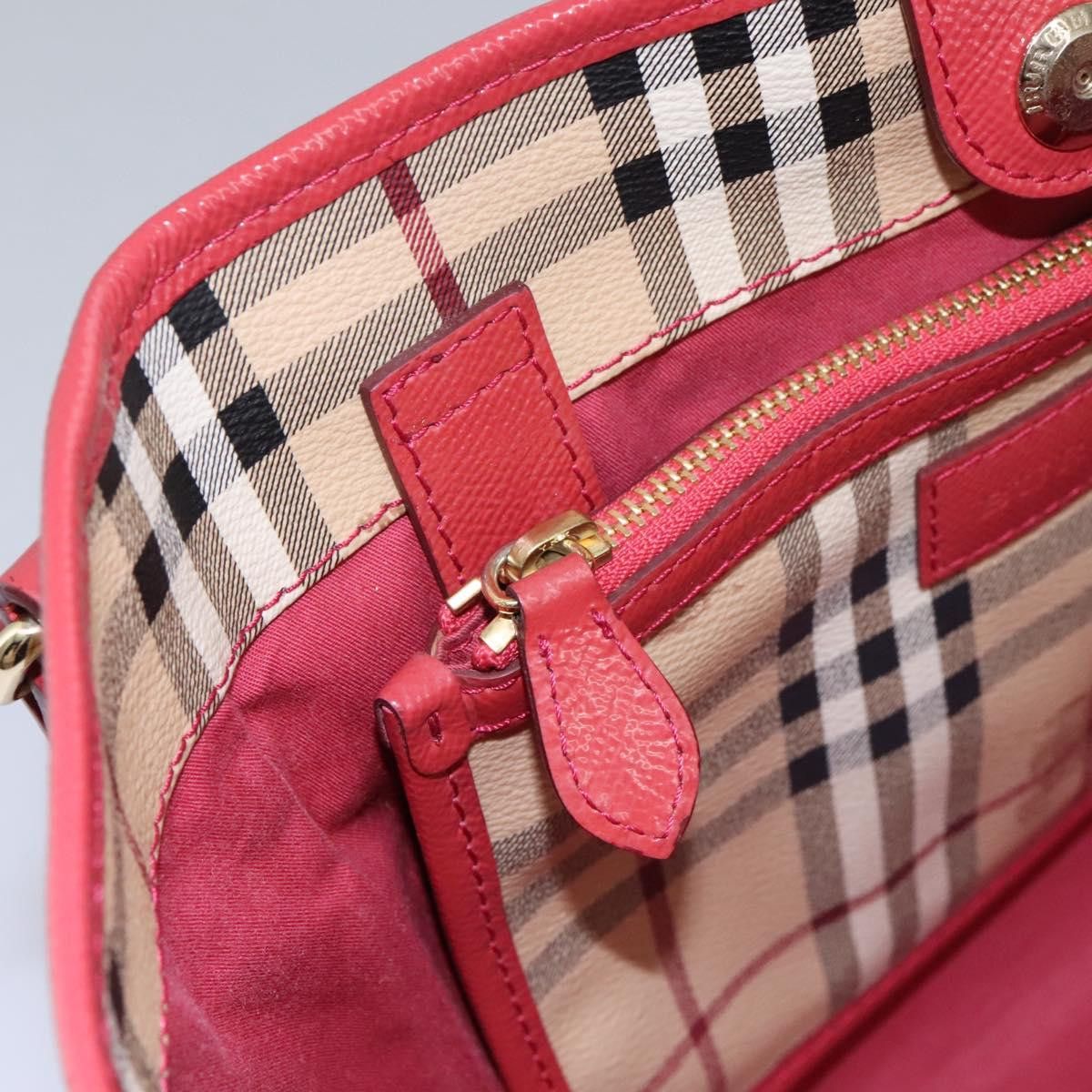 Burberry Haymarket Beige Canvas Tote Bag (Pre-Owned) Size ONE SIZE - 11 Thumbnail