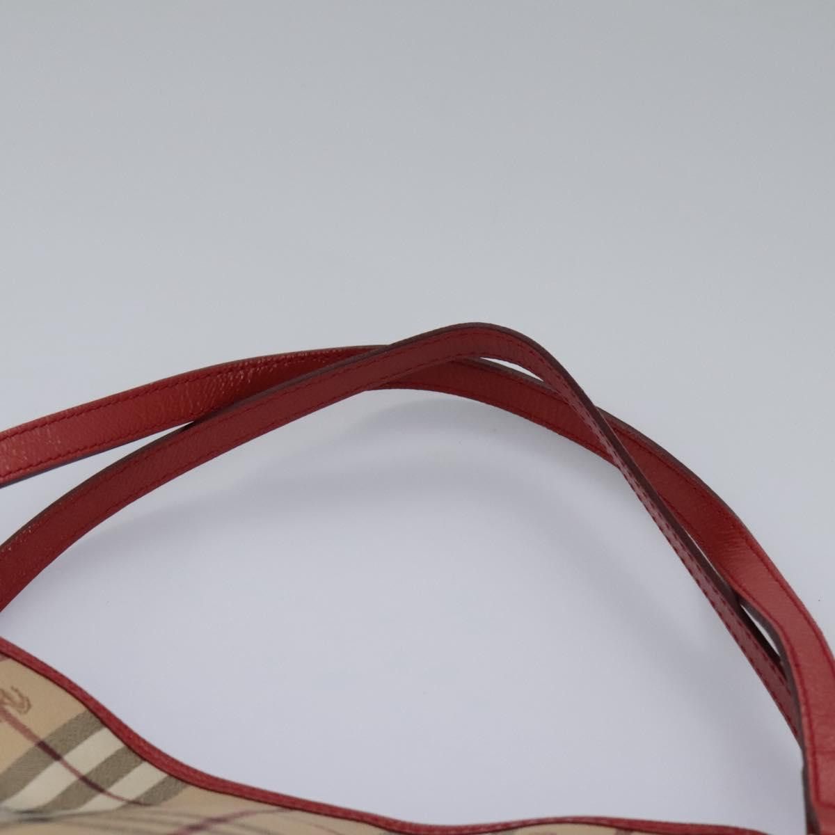 Burberry Haymarket Beige Canvas Tote Bag (Pre-Owned) Size ONE SIZE - 6 Thumbnail
