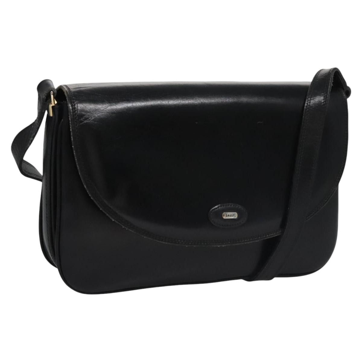Bally Black Leather Shoulder Bag (Pre-Owned) Size ONE SIZE - 15 Thumbnail