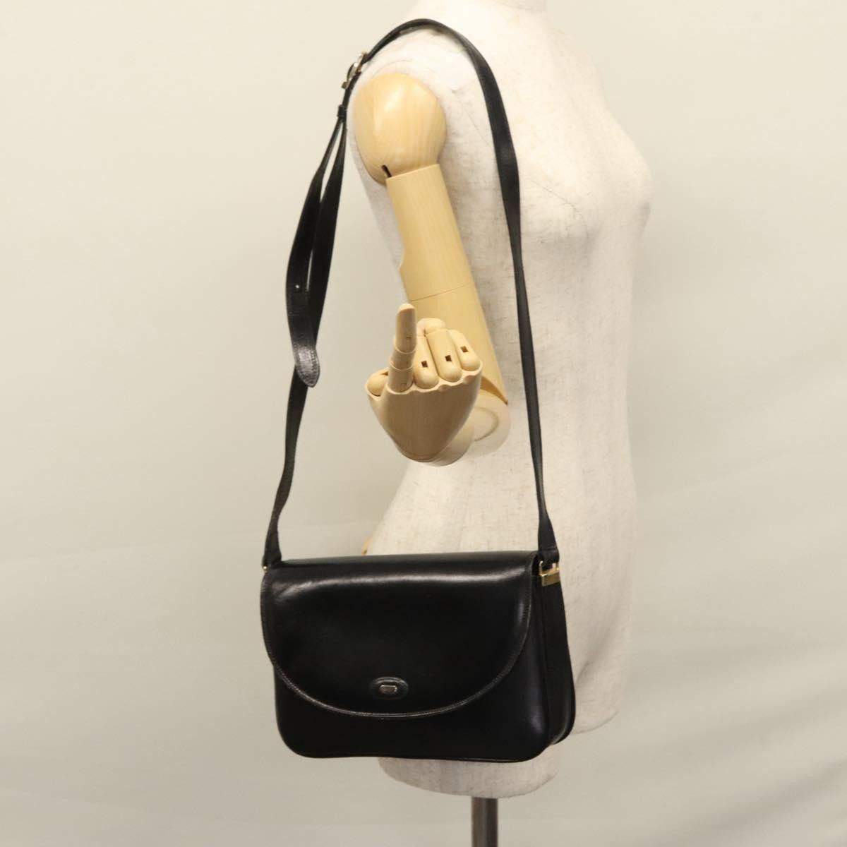 Bally Black Leather Shoulder Bag (Pre-Owned) Size ONE SIZE - 14 Thumbnail