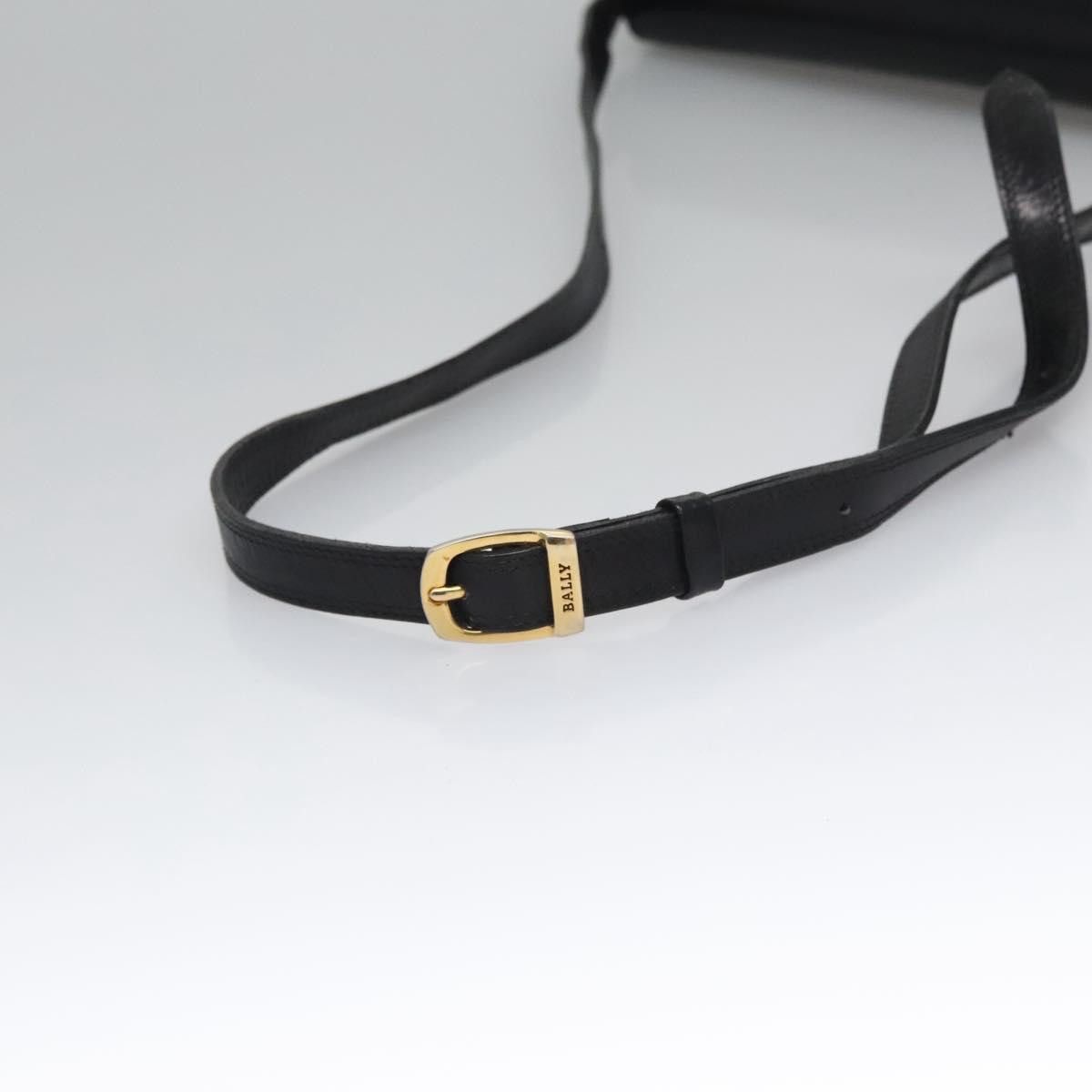 Bally Black Leather Shoulder Bag (Pre-Owned) Size ONE SIZE - 5 Thumbnail