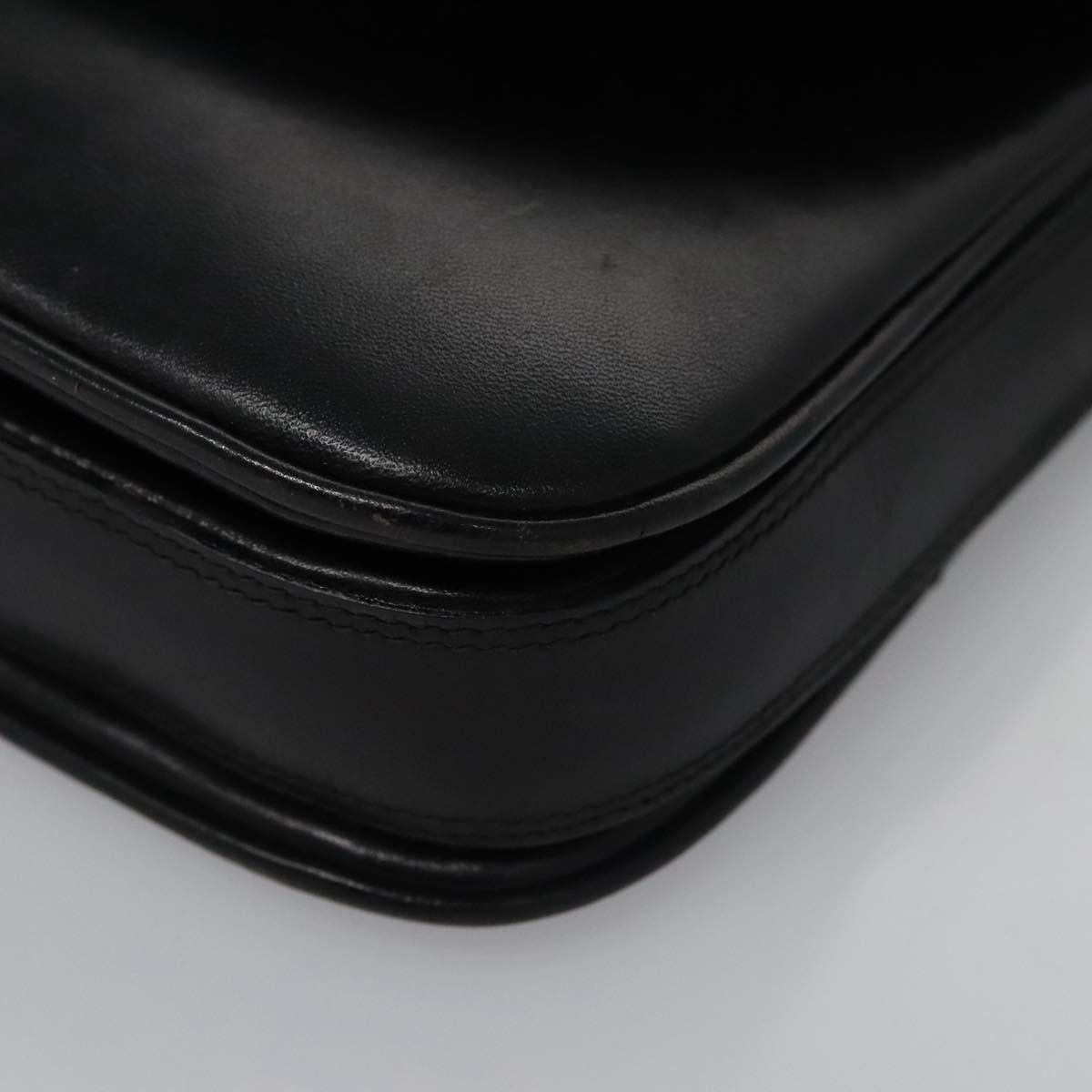 Bally Black Leather Shoulder Bag (Pre-Owned) Size ONE SIZE - 8 Thumbnail