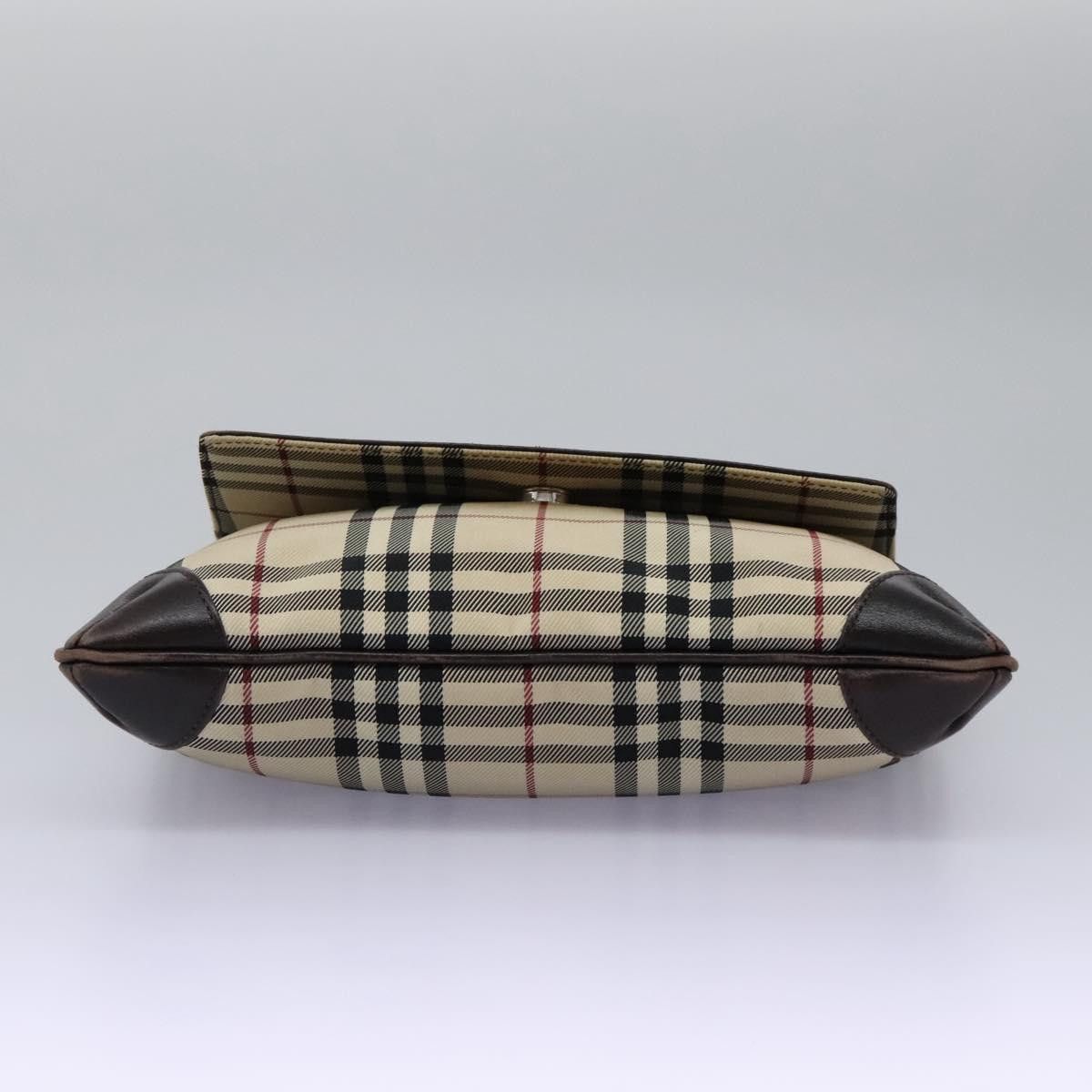Burberry Nova Check Beige Canvas Shoulder Bag (Pre-Owned) Size ONE SIZE - 17 Thumbnail