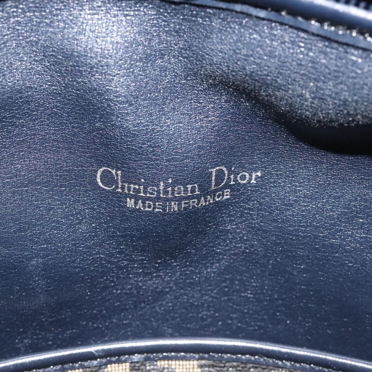Dior Trotter Navy Canvas Handbag (Pre-Owned) Size ONE SIZE - 14 Thumbnail