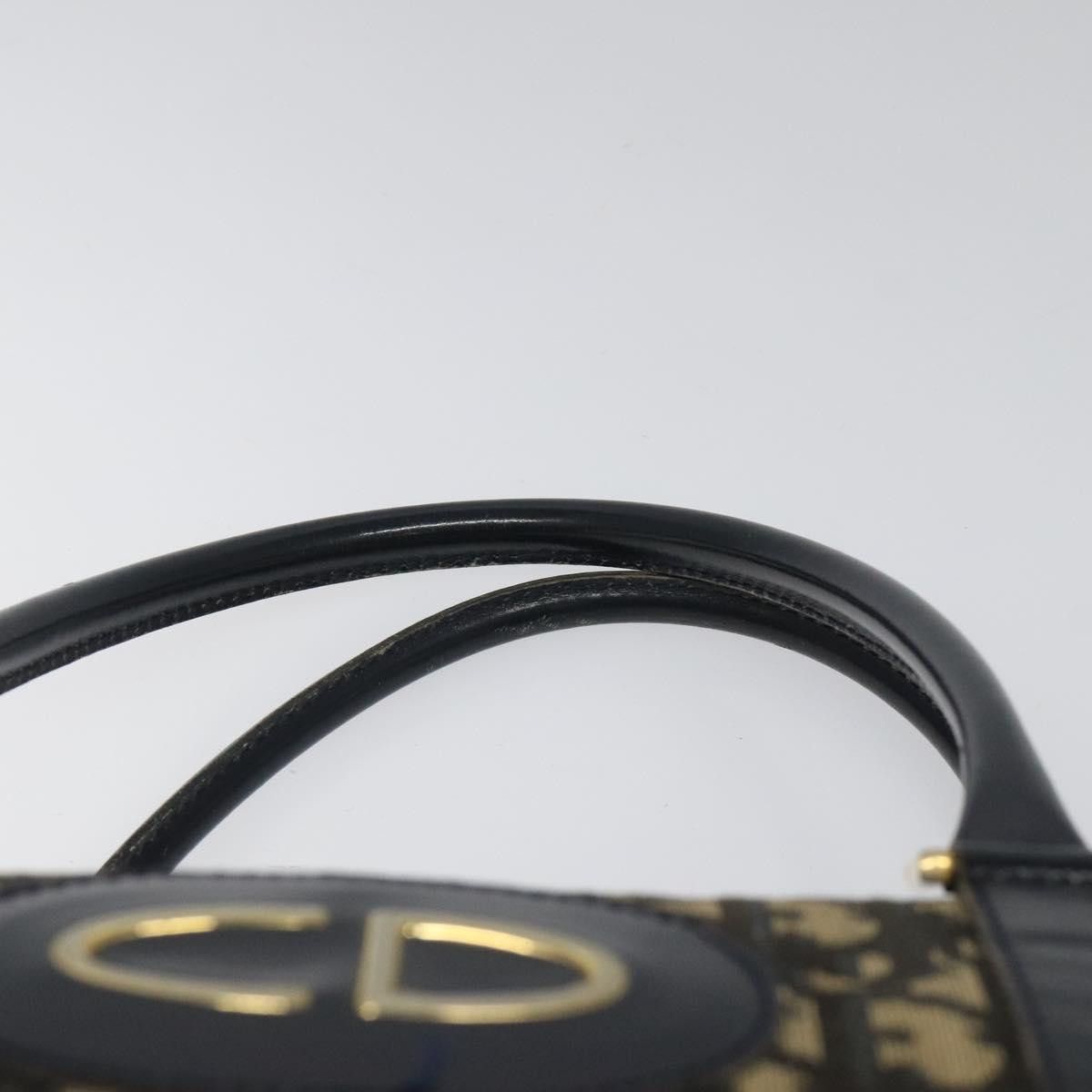 Dior Trotter Navy Canvas Handbag (Pre-Owned) Size ONE SIZE - 10 Thumbnail