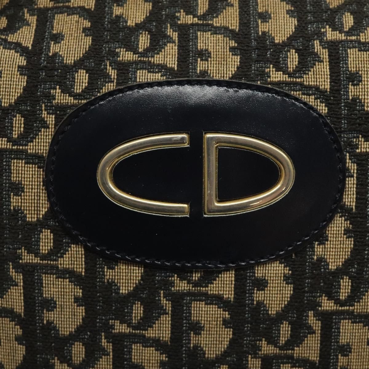 Dior Trotter Navy Canvas Handbag (Pre-Owned) Size ONE SIZE - 12 Thumbnail