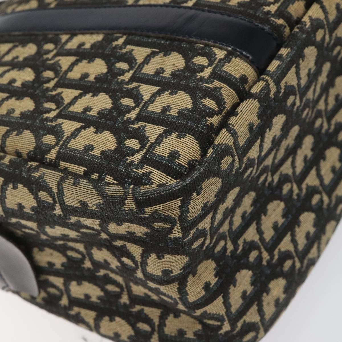 Dior Trotter Navy Canvas Handbag (Pre-Owned) Size ONE SIZE - 8 Thumbnail