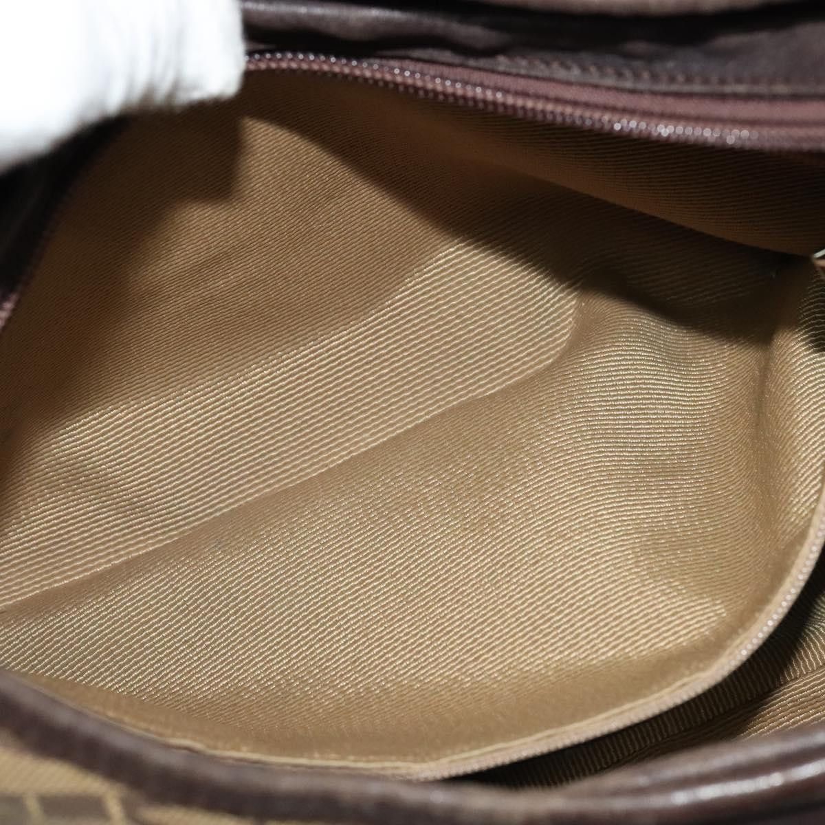 Salvatore Ferragamo Gancini Beige Canvas Shoulder Bag (Pre-Owned) Size ONE SIZE - 15 Thumbnail