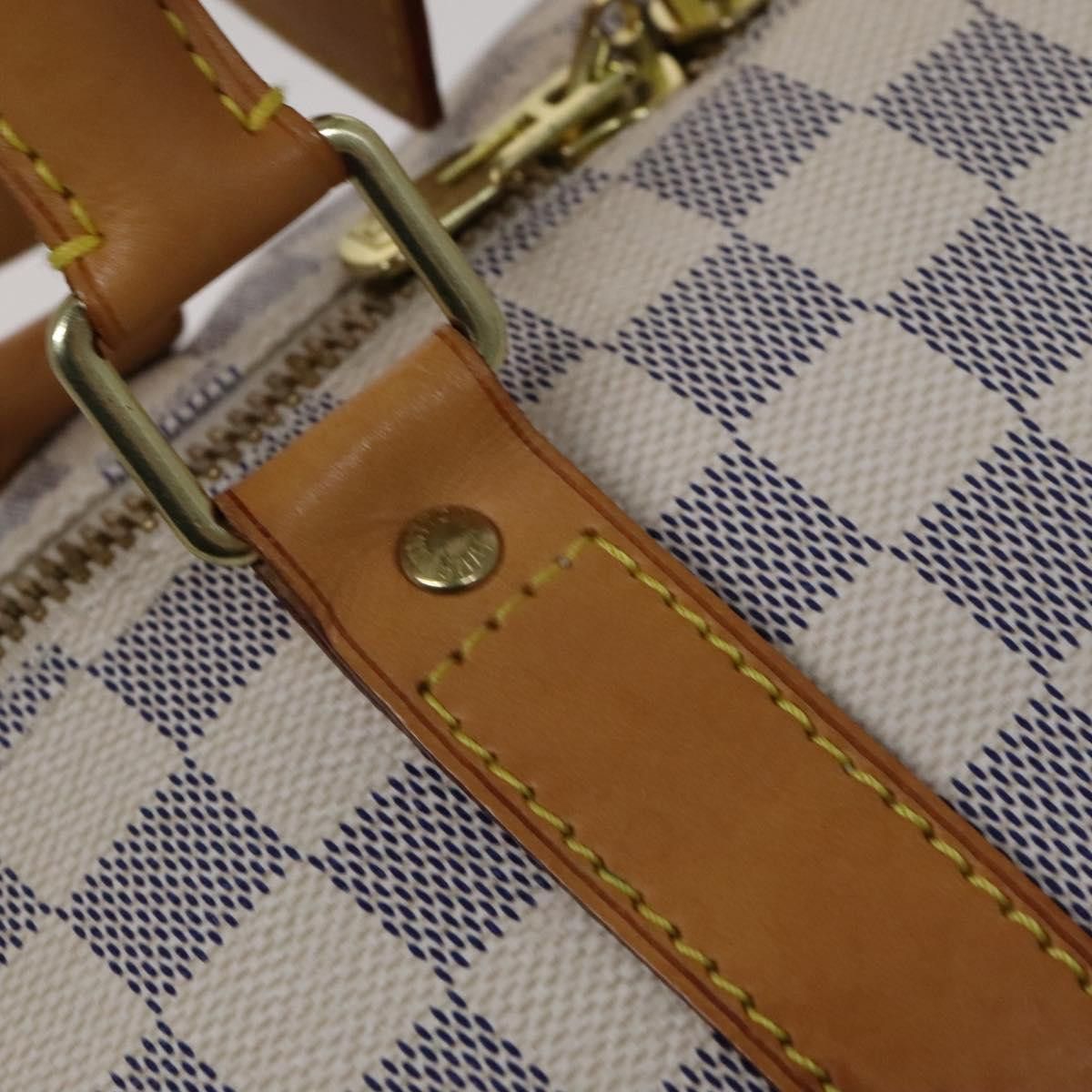 Louis Vuitton Keepall Bandouliere 55 White Canvas Travel Bag (Pre-Owned) Size ONE SIZE - 20 Thumbnail