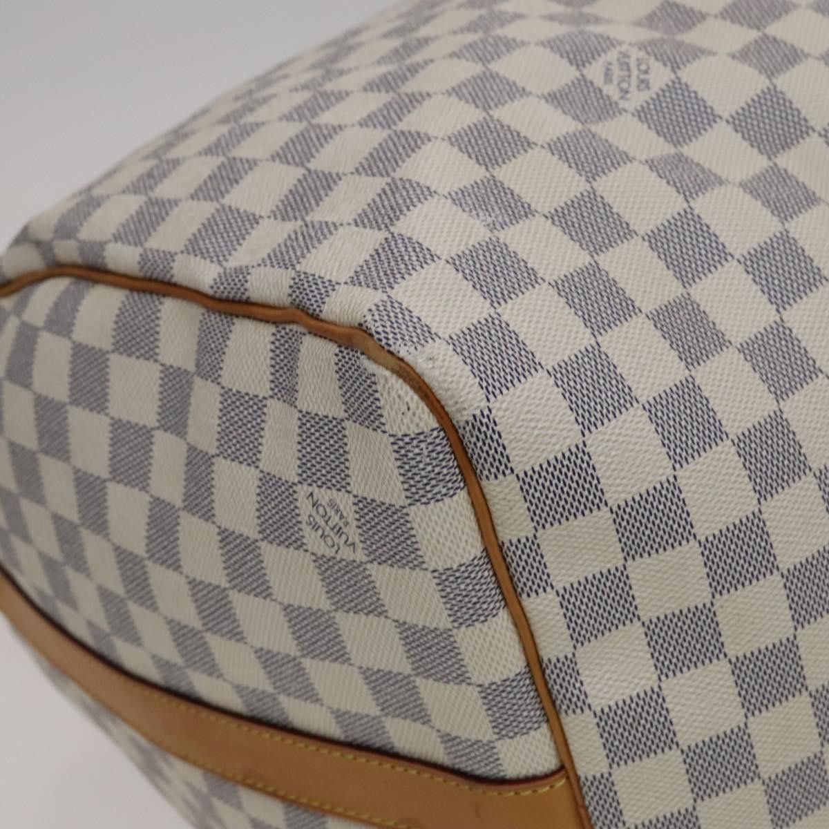 Louis Vuitton Keepall Bandouliere 55 White Canvas Travel Bag (Pre-Owned) Size ONE SIZE - 7 Thumbnail