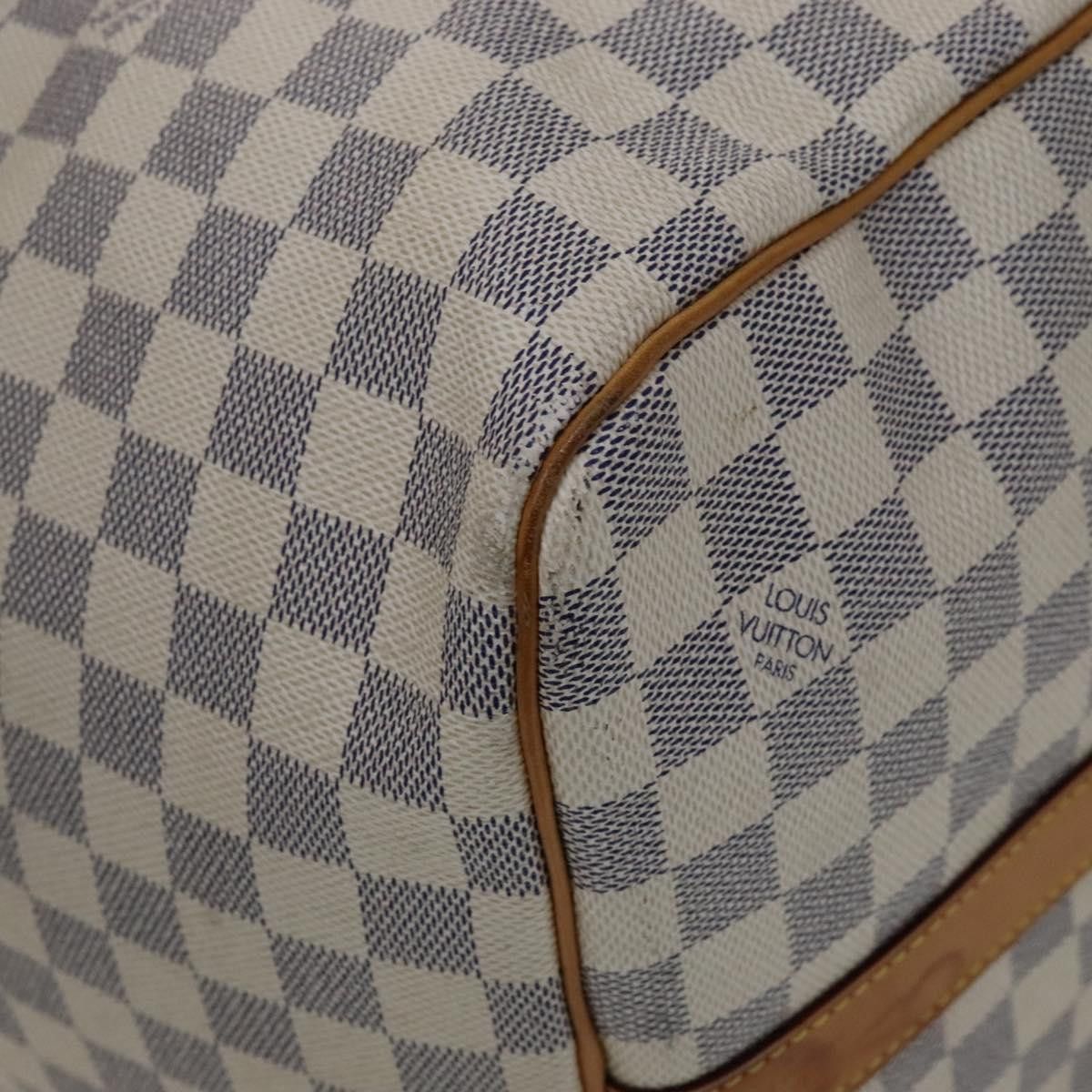 Louis Vuitton Keepall Bandouliere 55 White Canvas Travel Bag (Pre-Owned) Size ONE SIZE - 9 Thumbnail
