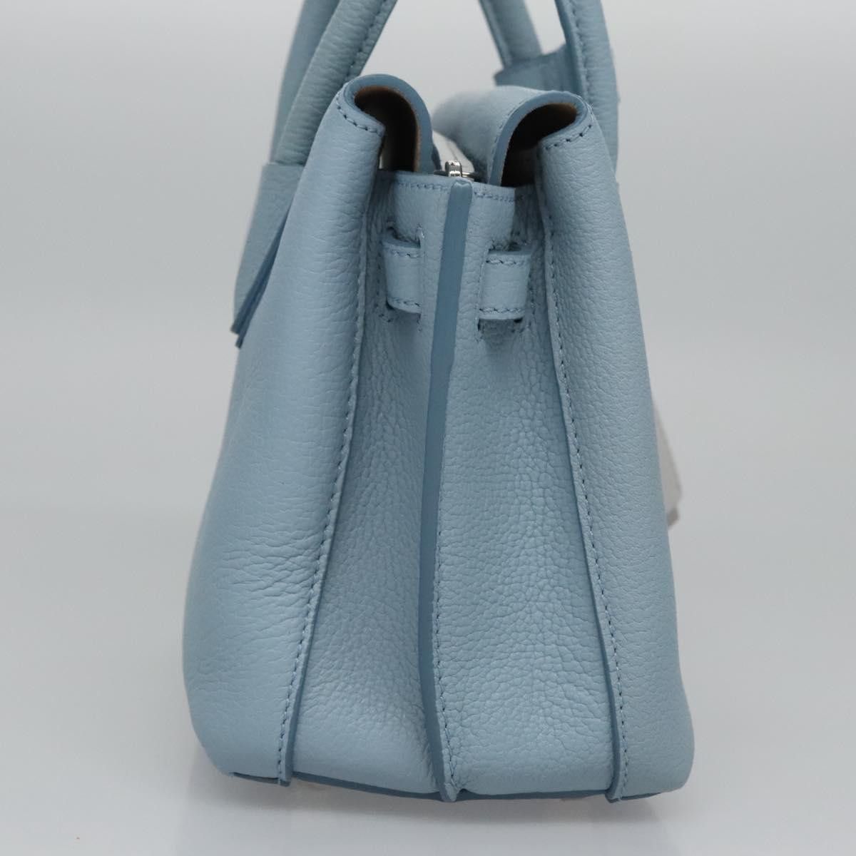 MCM Milla Blue Leather Handbag (Pre-Owned) Size ONE SIZE - 4 Thumbnail