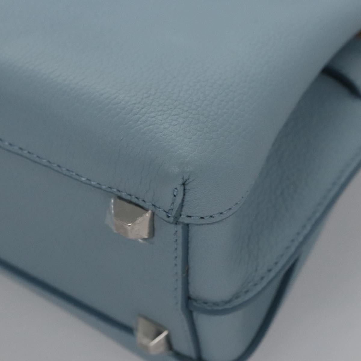 MCM Milla Blue Leather Handbag (Pre-Owned) Size ONE SIZE - 8 Thumbnail