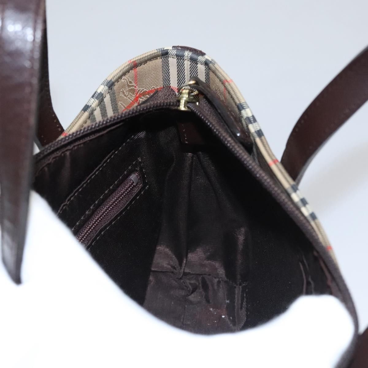 Burberry Nova Check Beige Canvas Handbag (Pre-Owned) Size ONE SIZE - 19 Thumbnail