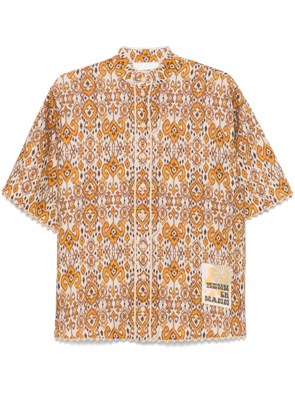 Zimmermann WYLIE RELAXED SHIRT Size M / US 6-8 / IT 42-44 - 6 Thumbnail