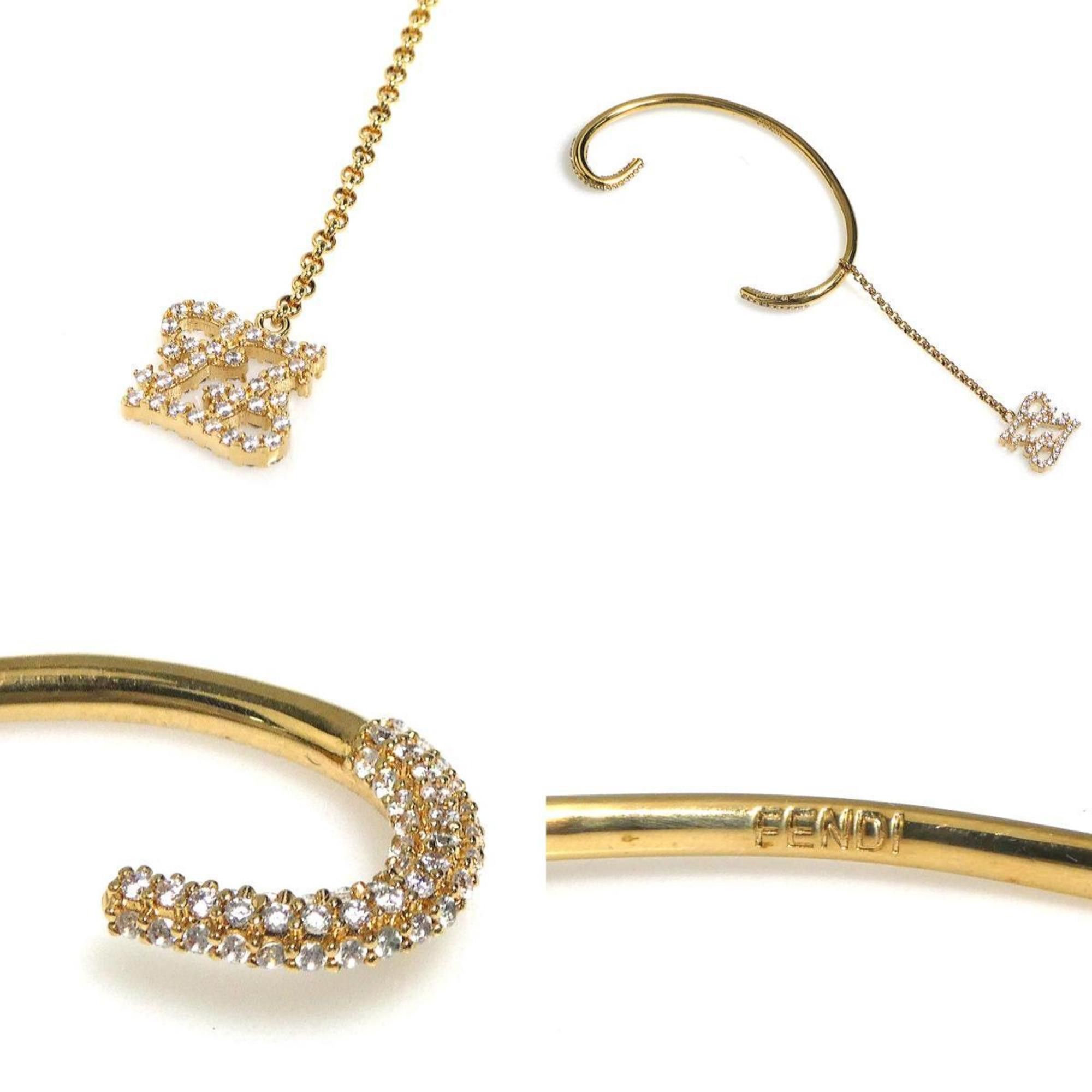 Fendi FENDI Earrings Ear Cuff Metal Gold Women's r10411g Size ONE SIZE - 4 Thumbnail