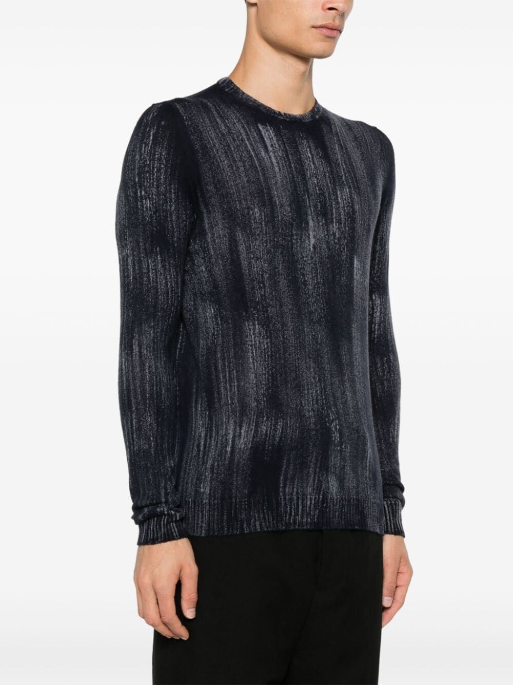 Avant Toi TONAL EFFECT ROUND NECK REVERSIBLE PULLOVER Size US XL / EU 56 / 4 - 5 Thumbnail