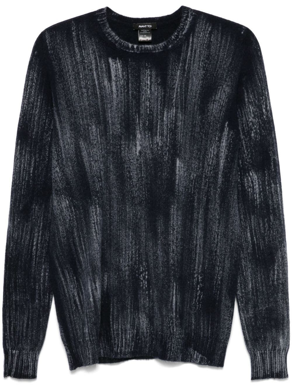 Avant Toi TONAL EFFECT ROUND NECK REVERSIBLE PULLOVER Size US XL / EU 56 / 4 - 4 Thumbnail