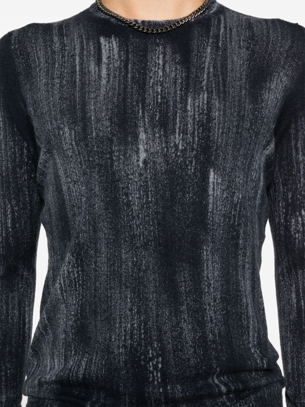 Avant Toi TONAL EFFECT ROUND NECK REVERSIBLE PULLOVER Size US XL / EU 56 / 4 - 7 Thumbnail