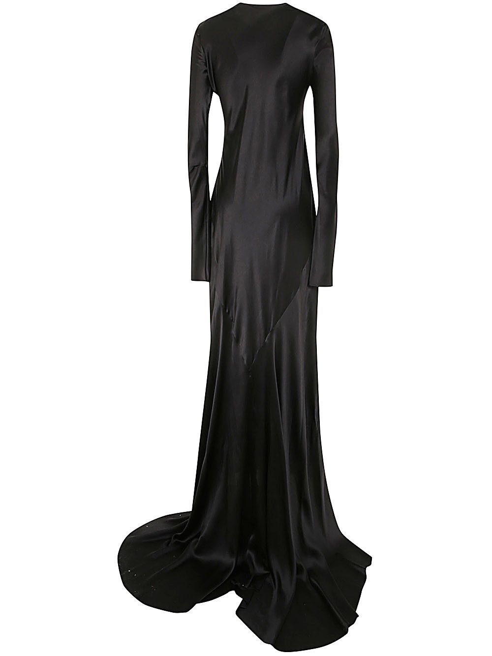 ワンピース Ann Demeulemeester DEMY X-LONG HIGH SLIT LONG SLEEVE DRESS Ann Demeulemeester DEMY X-LONG HIGH SLIT LONG SLEEVE DRESS