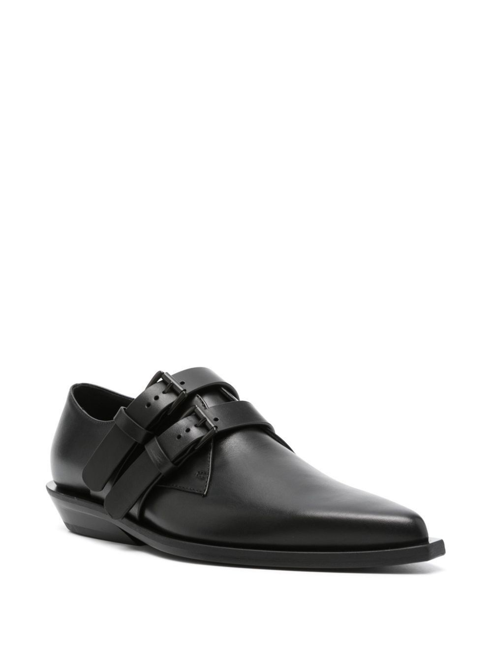Ann Demeulemeester BOWIE DOUBLE MONK STRAP SHOES Size US 7 / IT 37 - 3 Thumbnail
