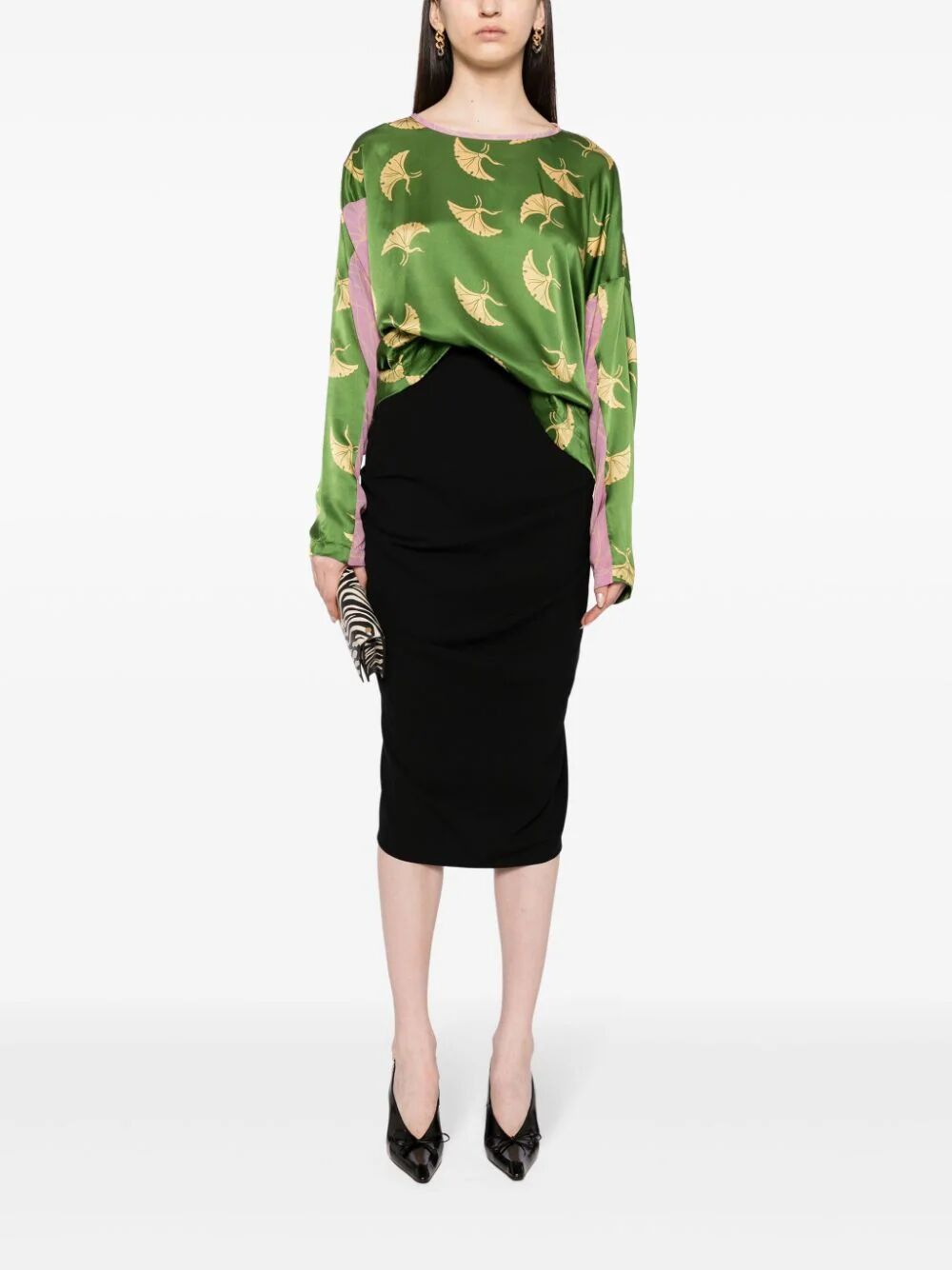 Dries Van Noten 01730 SONATA 8314 SKIRT Size 28" / US 6 / IT 42 - 7 Thumbnail