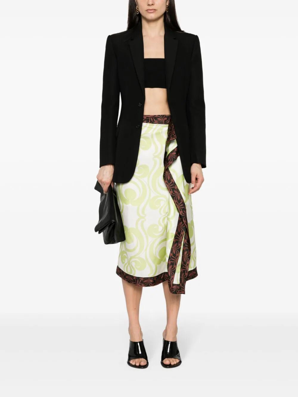 Dries Van Noten 01830 SOLE BIS 8273 SKIRT Size 28" / US 6 / IT 42 - 6 Thumbnail