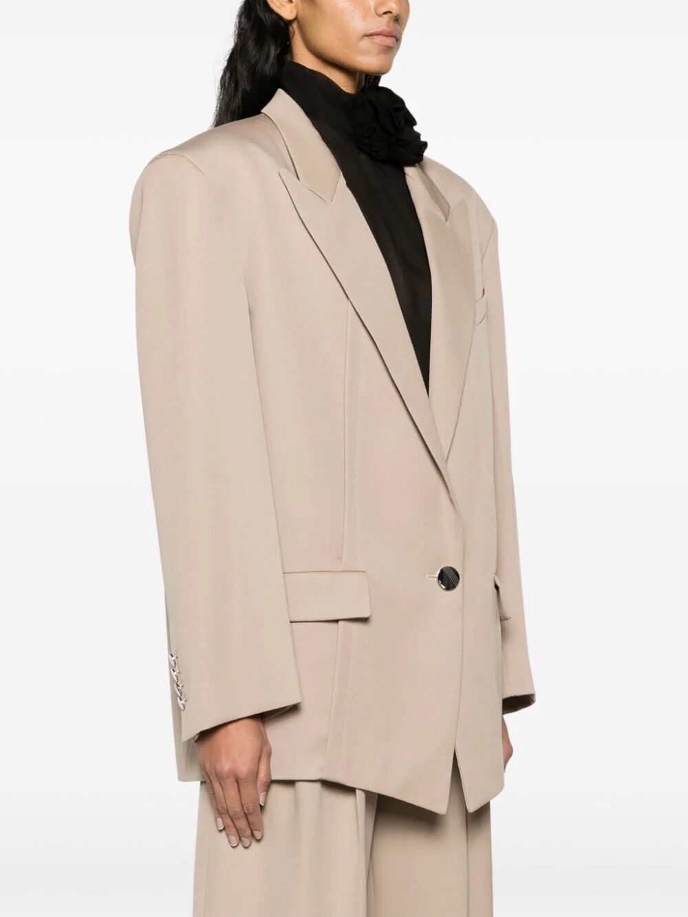 The Attico GLEN OVERSIZED BLAZER Size M / US 6-8 / IT 42-44 - 2 Thumbnail