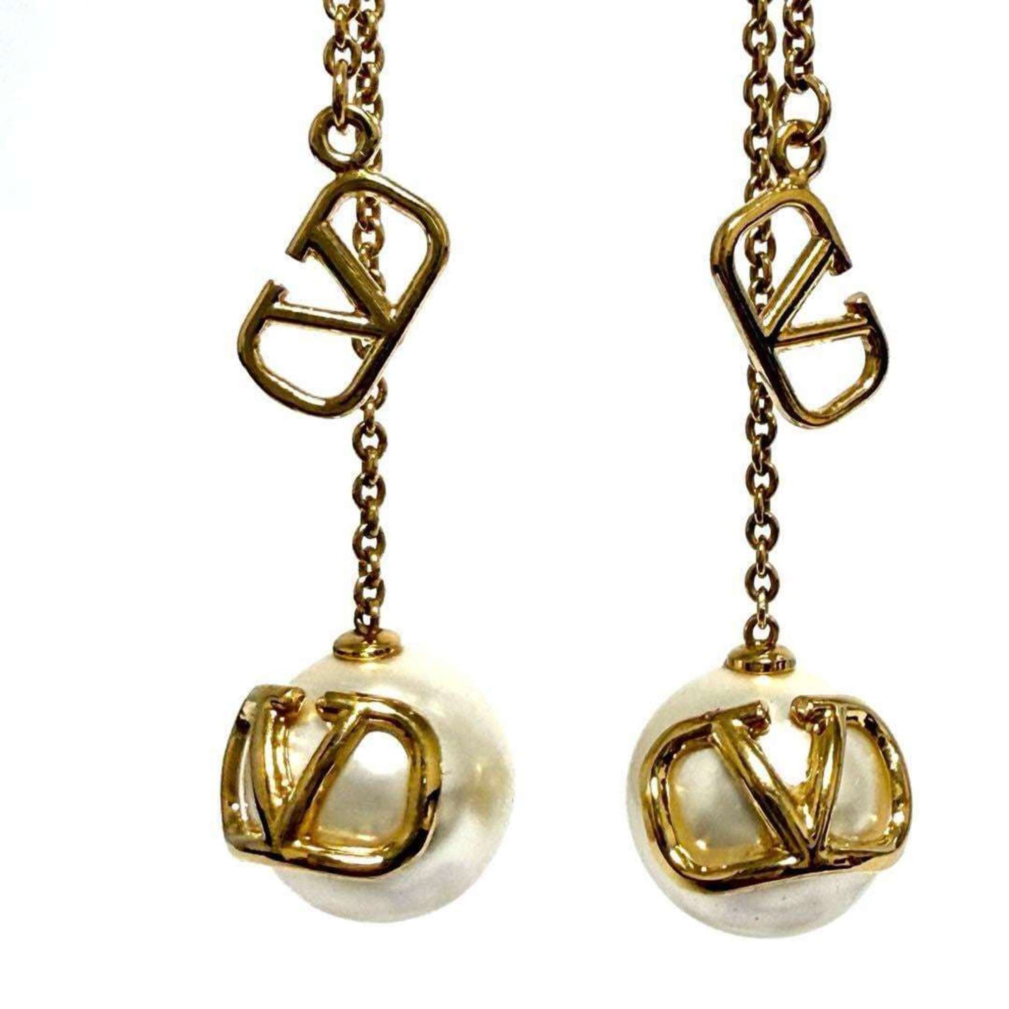 Valentino Valentino Garavani V logo earring Size ONE SIZE - 3 Thumbnail