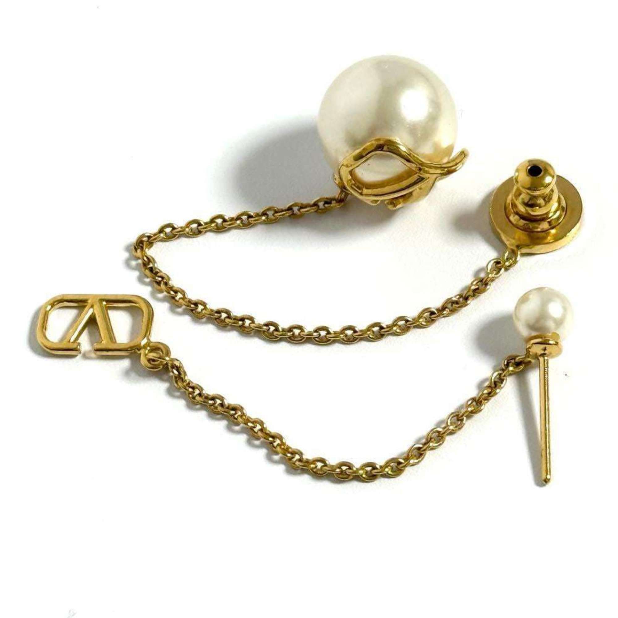 Valentino Valentino Garavani V logo earring Size ONE SIZE - 2 Thumbnail