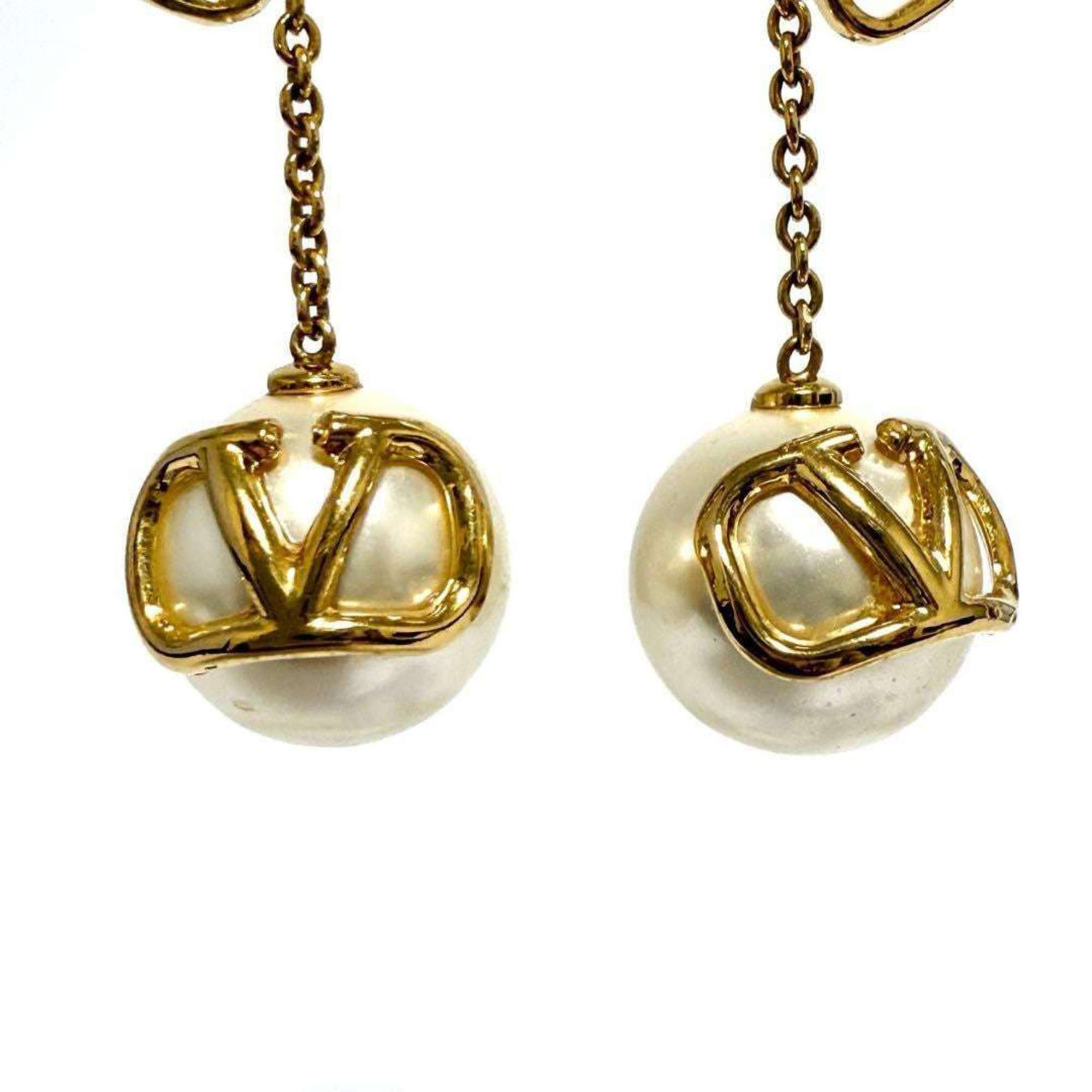 Valentino Valentino Garavani V logo earring Size ONE SIZE - 4 Thumbnail