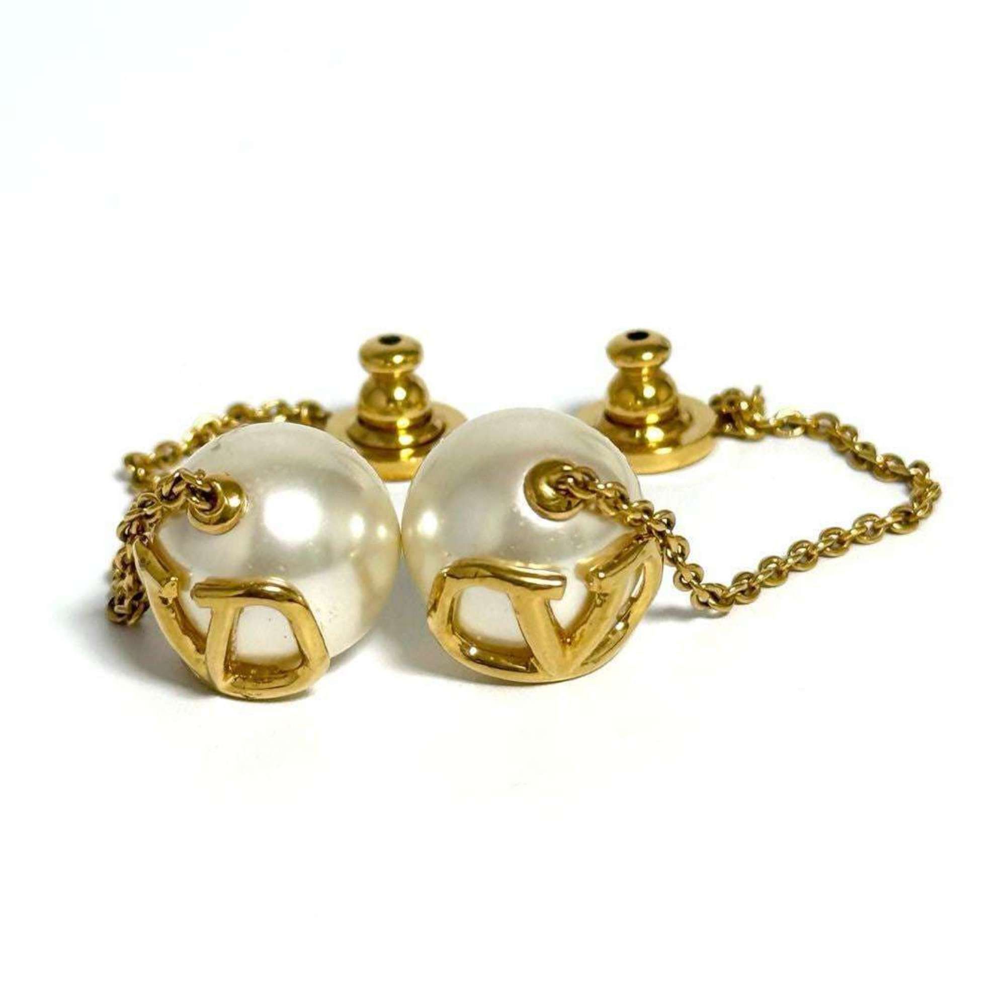 Valentino Valentino Garavani V logo earring Size ONE SIZE - 6 Thumbnail