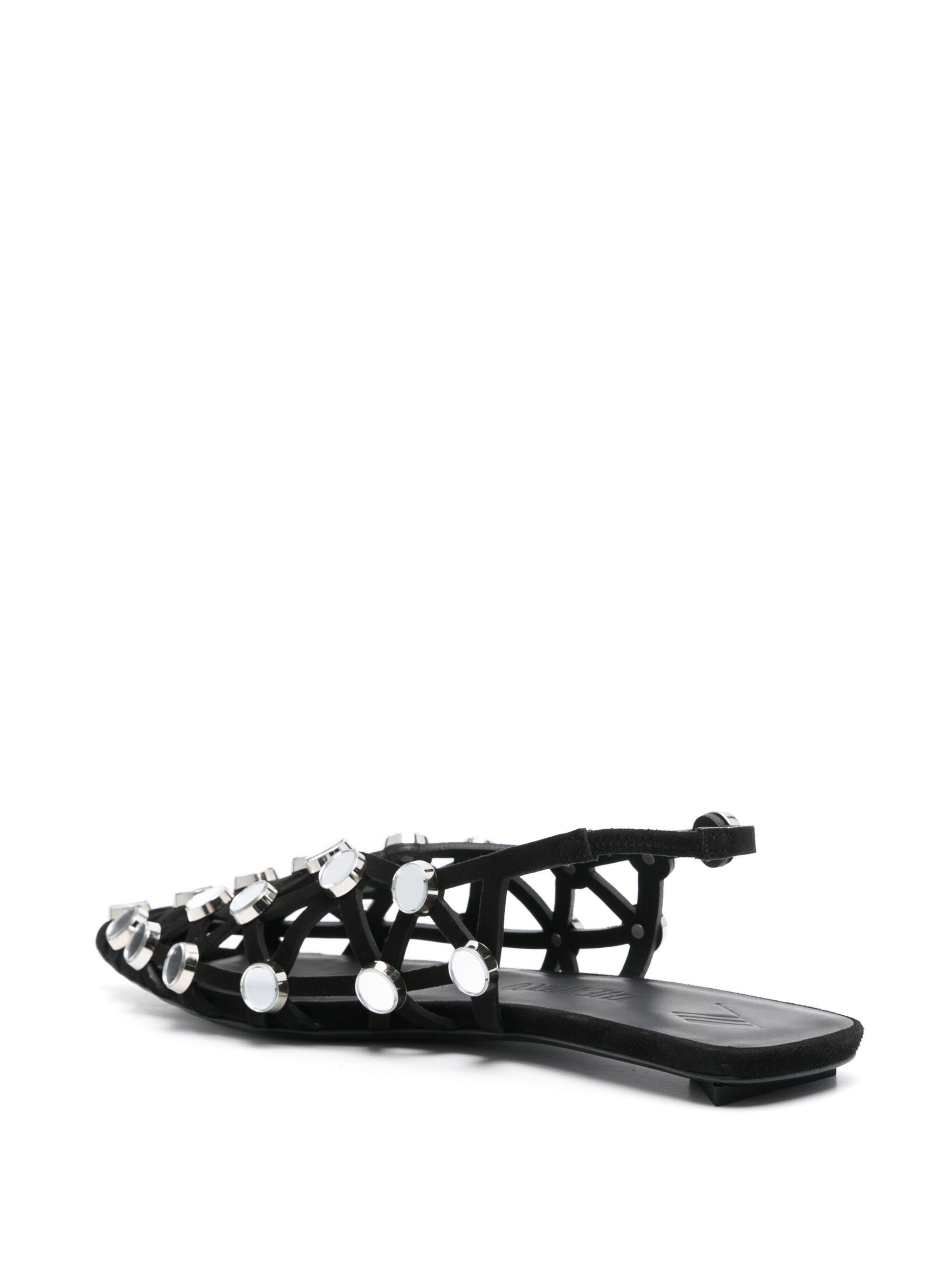 The Attico SUEDE W WORKMANSHIP GRID BALLERINA Size US 8 / IT 38 - 2 Thumbnail