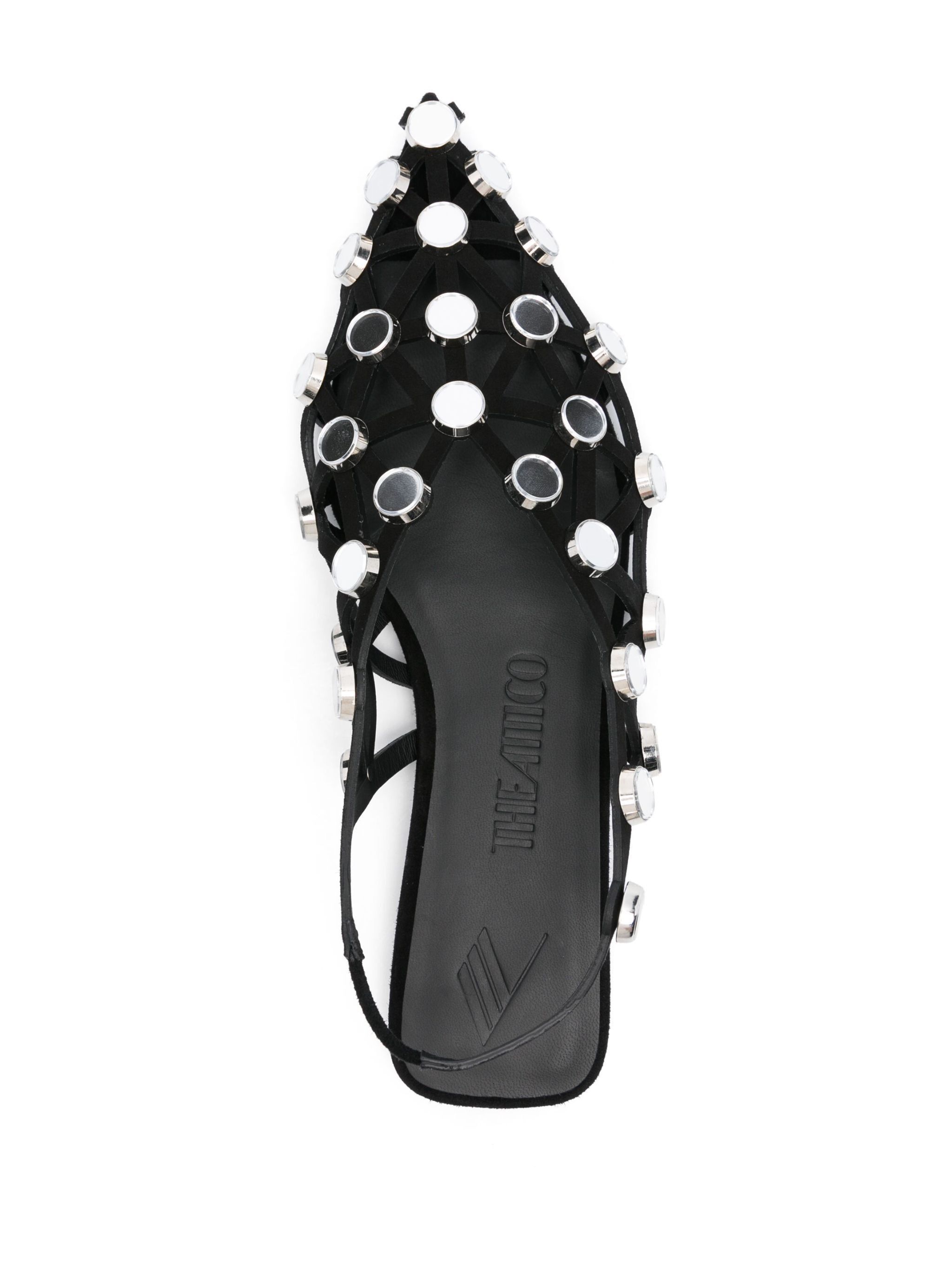 The Attico SUEDE W WORKMANSHIP GRID BALLERINA Size US 8 / IT 38 - 4 Thumbnail