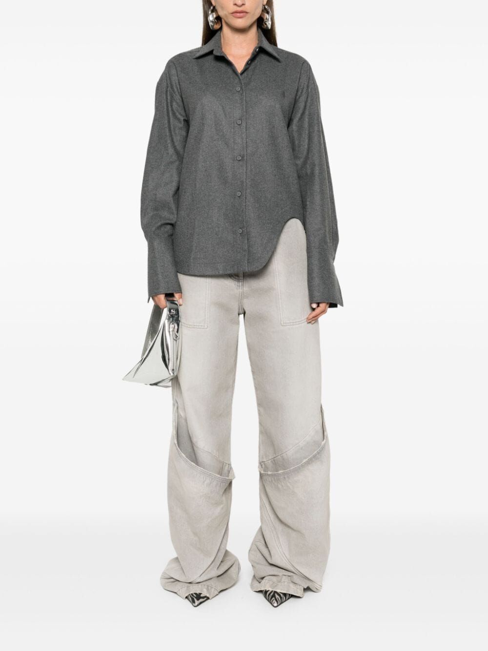 The Attico ELIZA SHIRT Size M / US 6-8 / IT 42-44 - 2 Thumbnail