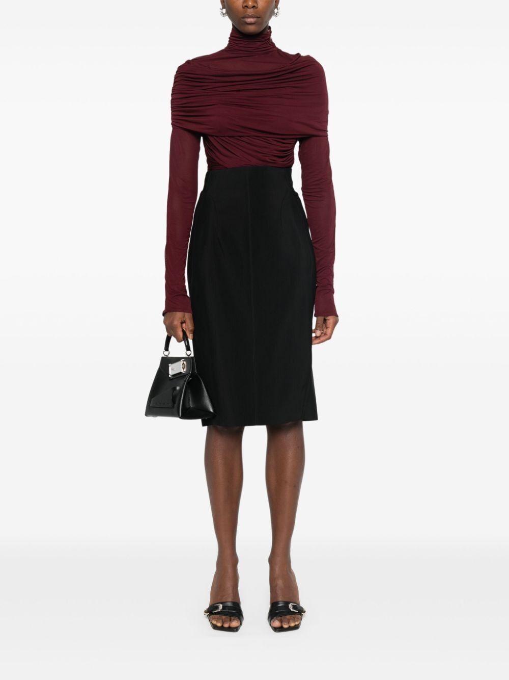Mugler JU0542 SKIRT Size 28" / US 6 / IT 42 - 7 Thumbnail