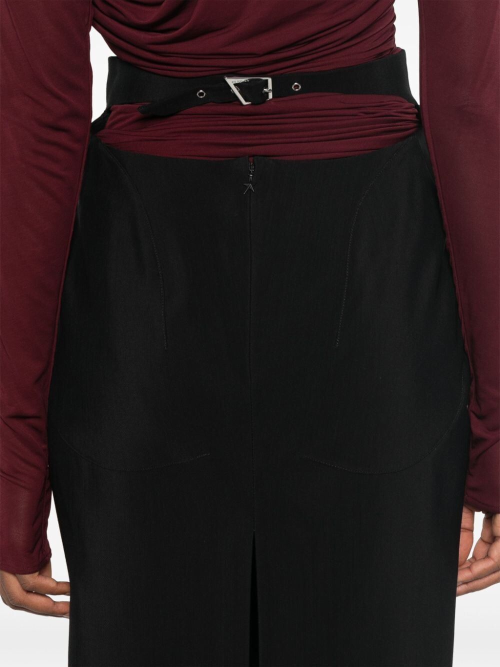 Mugler JU0542 SKIRT Size 28" / US 6 / IT 42 - 6 Thumbnail