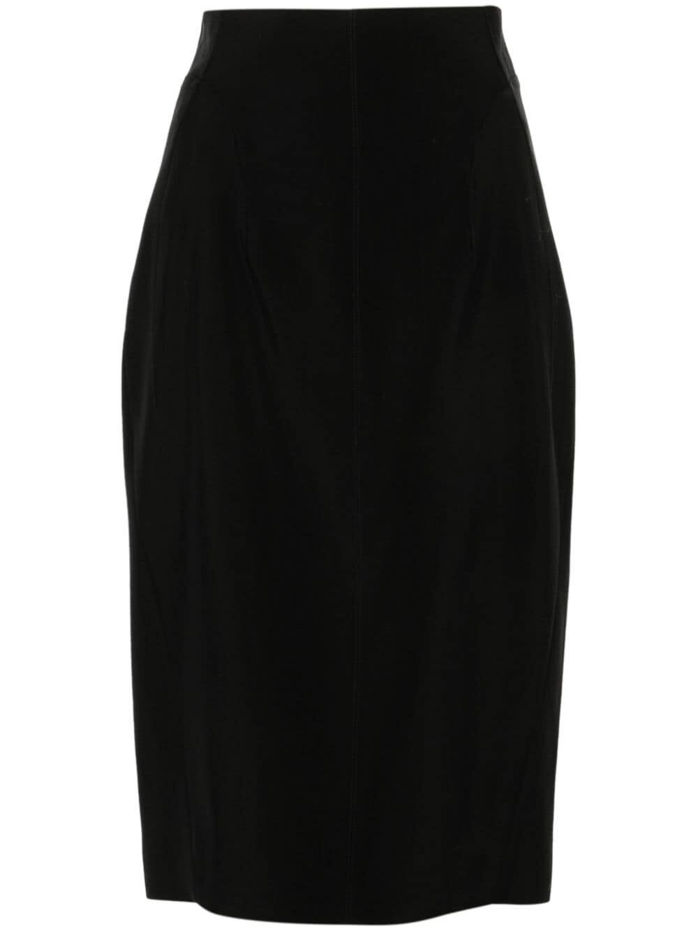 Mugler JU0542 SKIRT Size 28" / US 6 / IT 42 - 4 Thumbnail