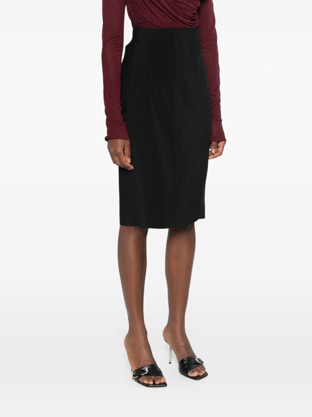 Mugler JU0542 SKIRT Size 28" / US 6 / IT 42 - 5 Thumbnail