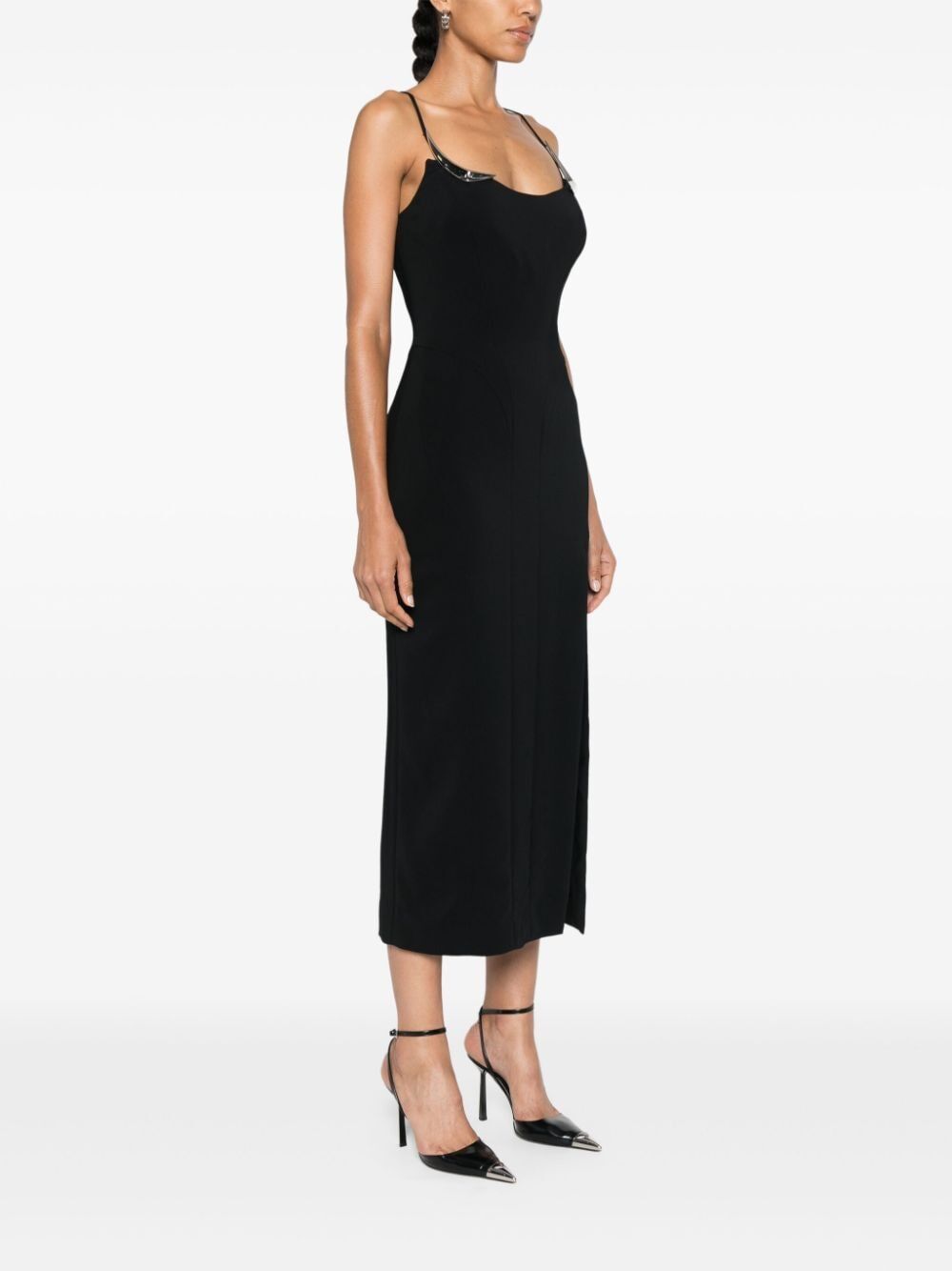 Mugler RO1628 MIDI DRESS Size M / US 6-8 / IT 42-44 - 4 Thumbnail