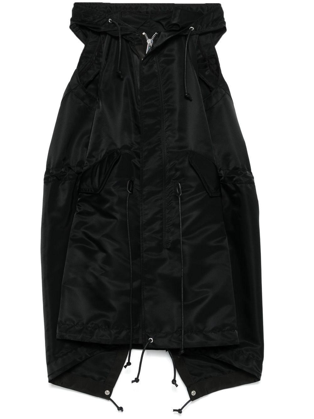 Sacai NYLON TWILL HOODIE VEST Size S / US 4 / IT 40 - 4 Thumbnail