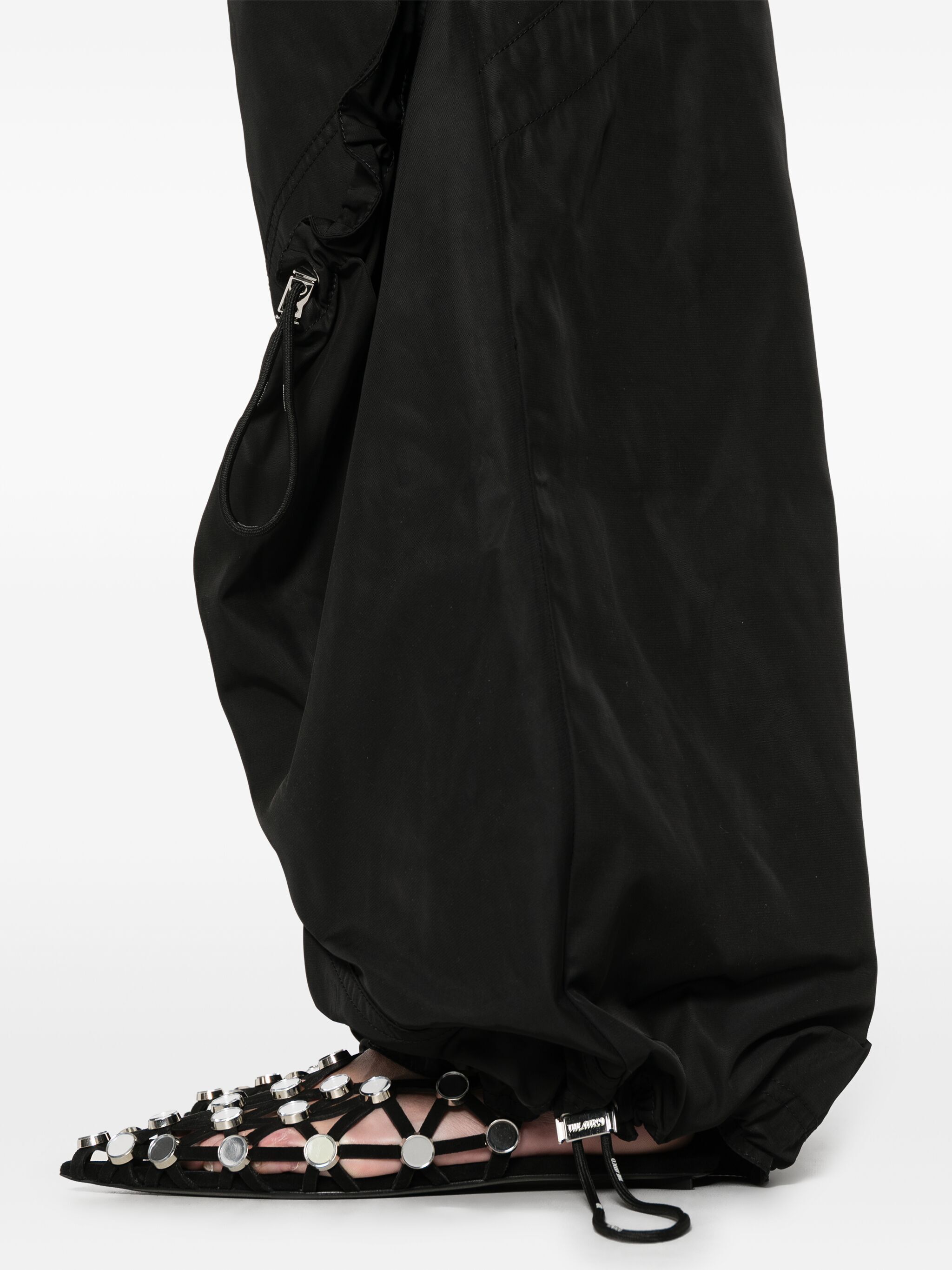 The Attico NYLON LONG PANT Size 28" / US 6 / IT 42 - 2 Thumbnail