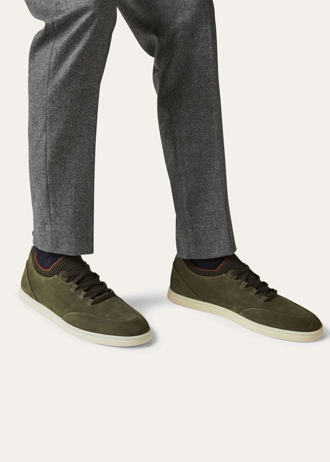 Loro Piana Soho Walk Sneaker Khaki Size US 10 / EU 43 - 2 Thumbnail