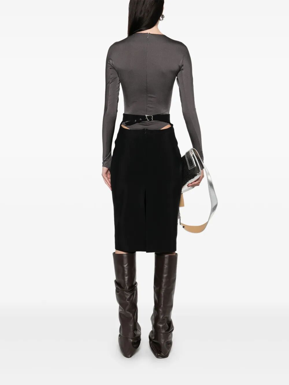 Mugler PENCIL MIDI SKIRT Size 32" / US 10 / IT 46 - 5 Thumbnail