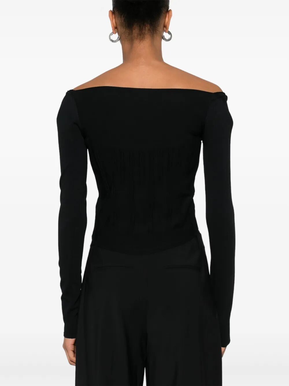 Mugler MADONNA NECK TOP Size L / US 10 / IT 46 - 4 Thumbnail