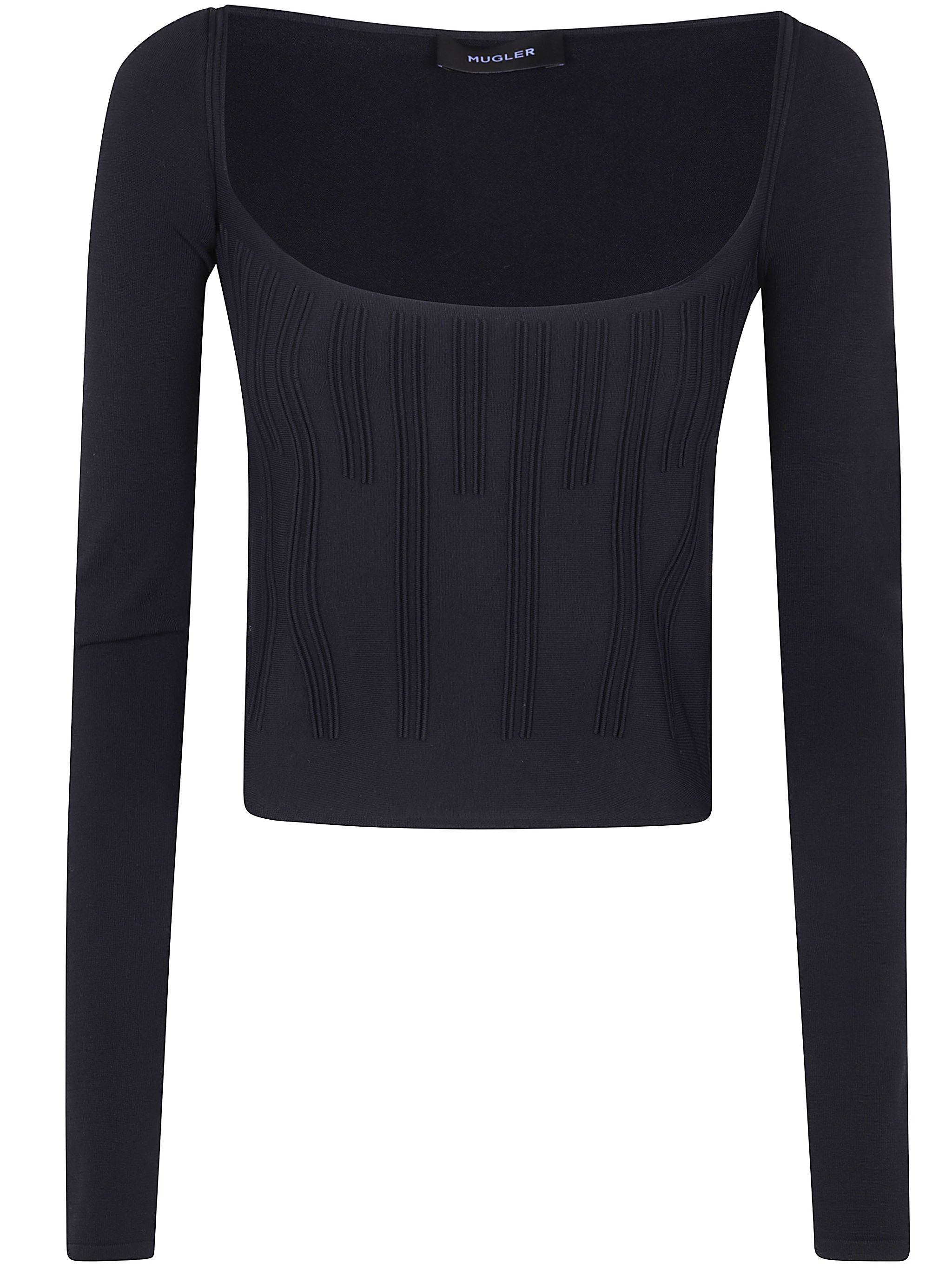 Mugler MADONNA NECK TOP Size L / US 10 / IT 46 - 6 Thumbnail