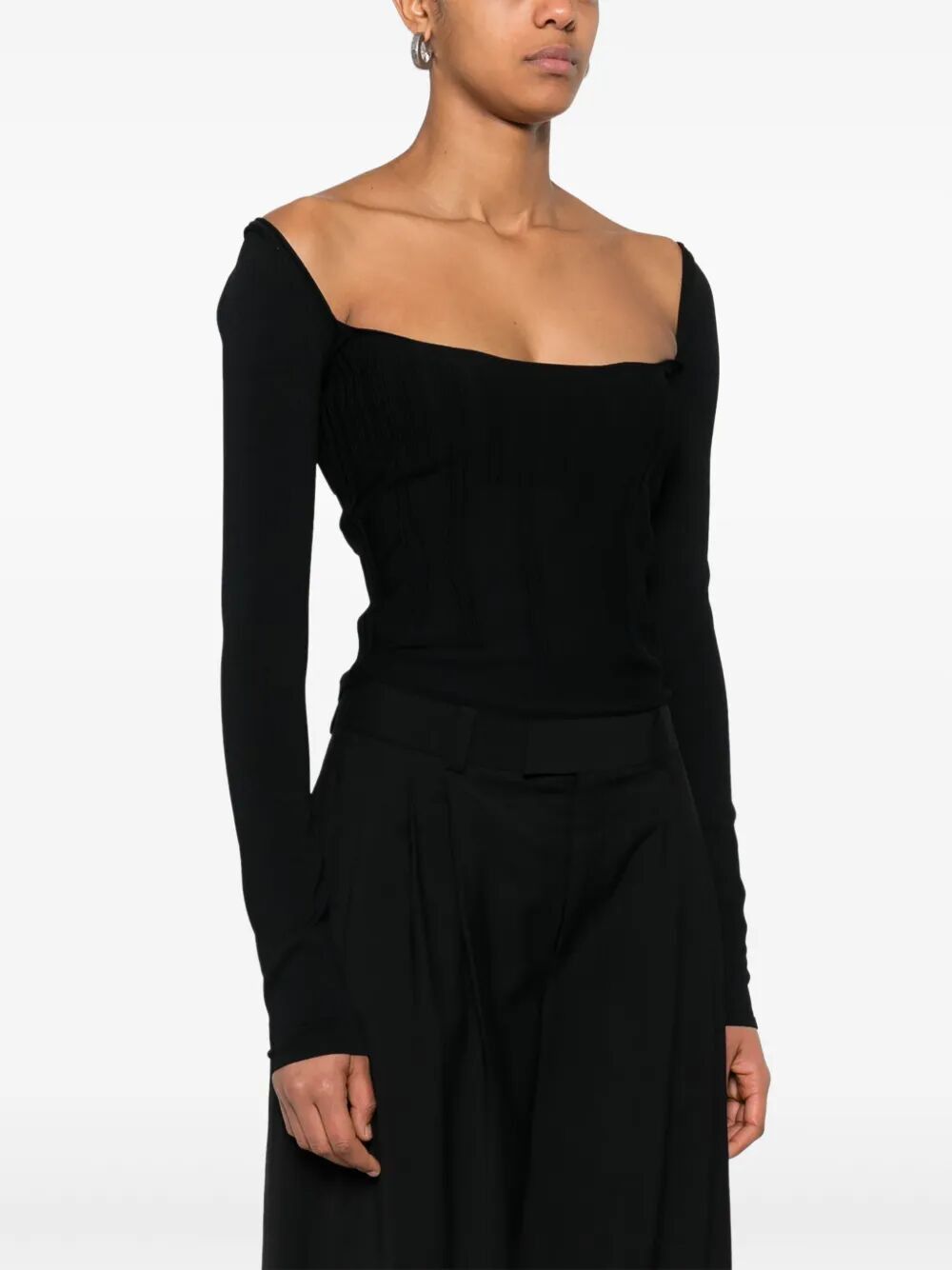 Mugler MADONNA NECK TOP Size L / US 10 / IT 46 - 3 Thumbnail